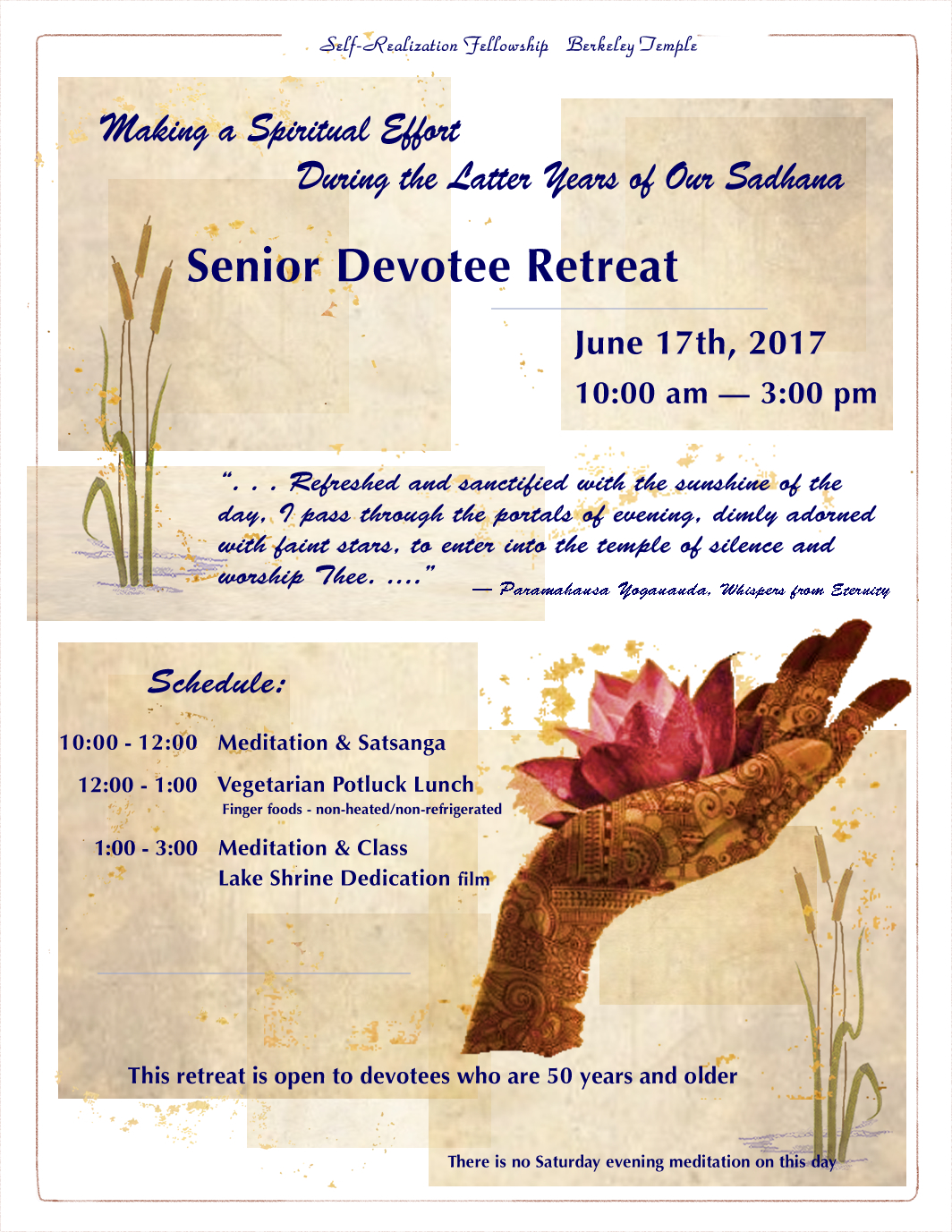 Senior Devotee Retreat_2017